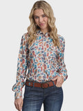 Chemise Western Feathers