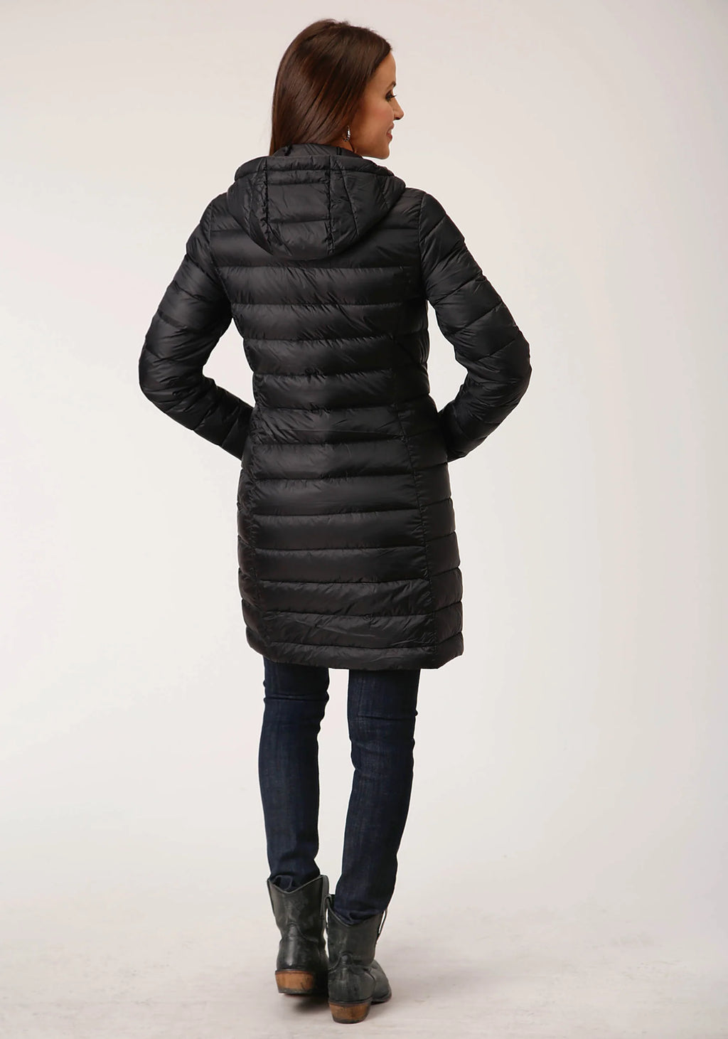 Roper Womens Crushable Down Filled Long Coat