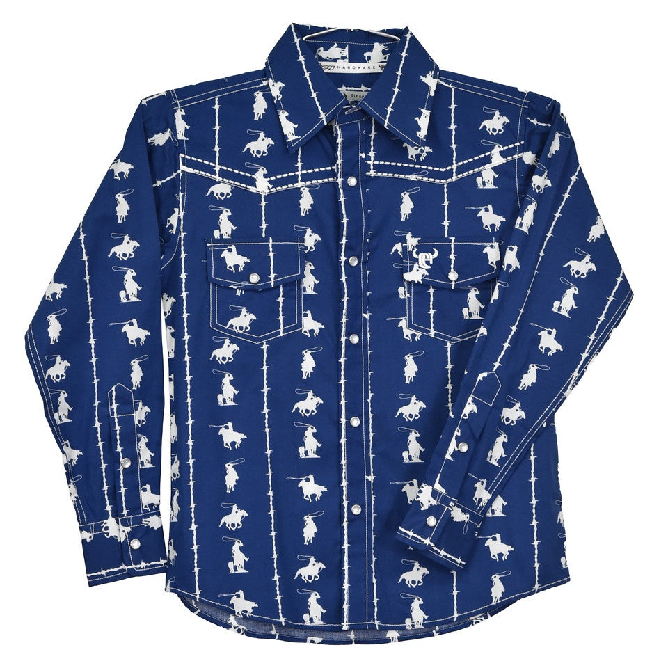 Snap Roping Button Up