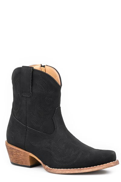 Roper Black Smooth Faux Leather Boot