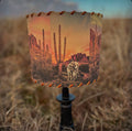 Desert Burros Lampshade 8-inch Small