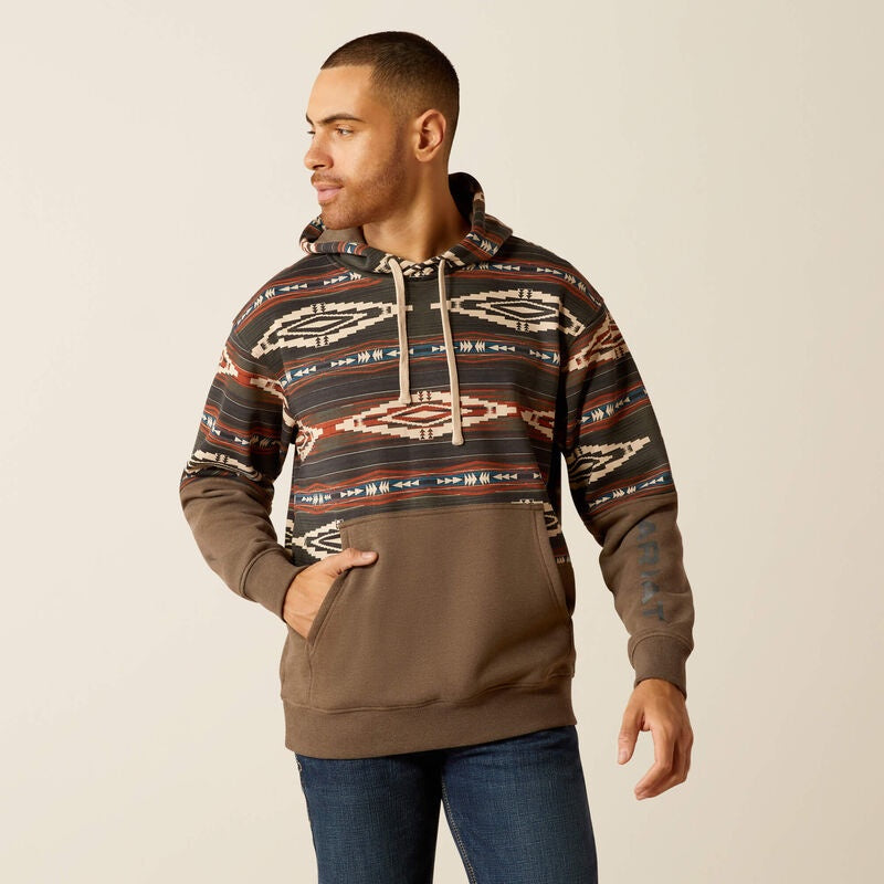 Brindle Aztec Hoody