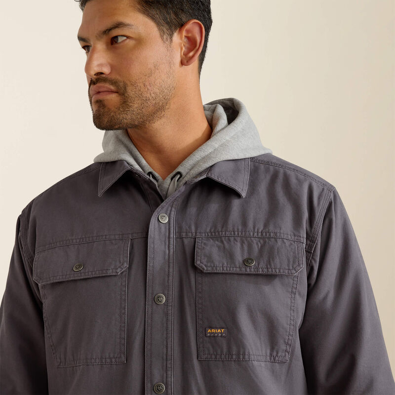 MNS REBAR CANVAS SHRT JKT REBAR GREY