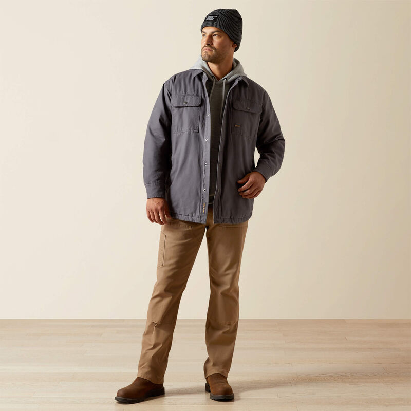MNS REBAR CANVAS SHRT JKT REBAR GREY