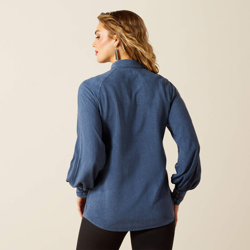 Blue-ish blouse
