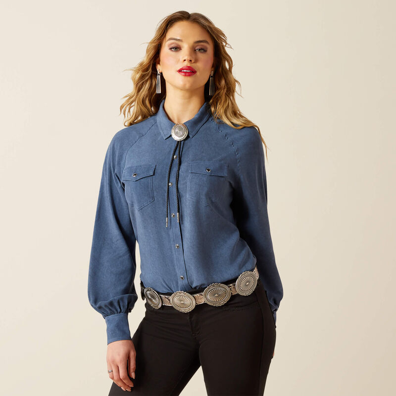 Blue-ish blouse