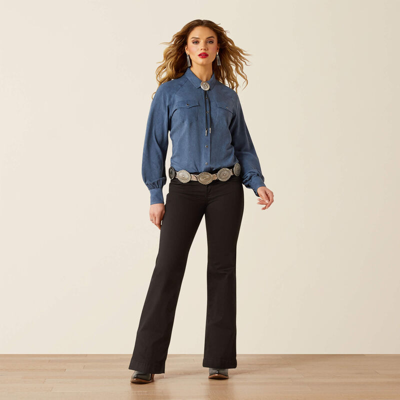 Blue-ish blouse