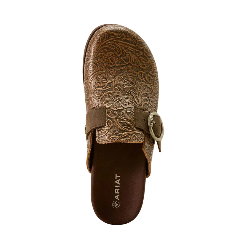 WMS COUNTRY MULE BRN FLRL EMBS