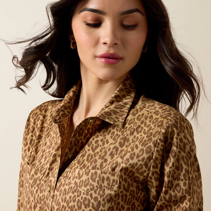 EVERYTHING SHIRT FADED LEOPARD