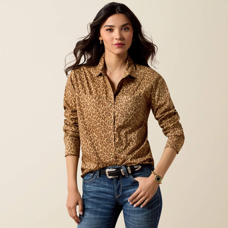 EVERYTHING SHIRT FADED LEOPARD