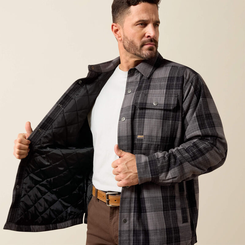 Rebar Flannel Insulated Shirt Jacket