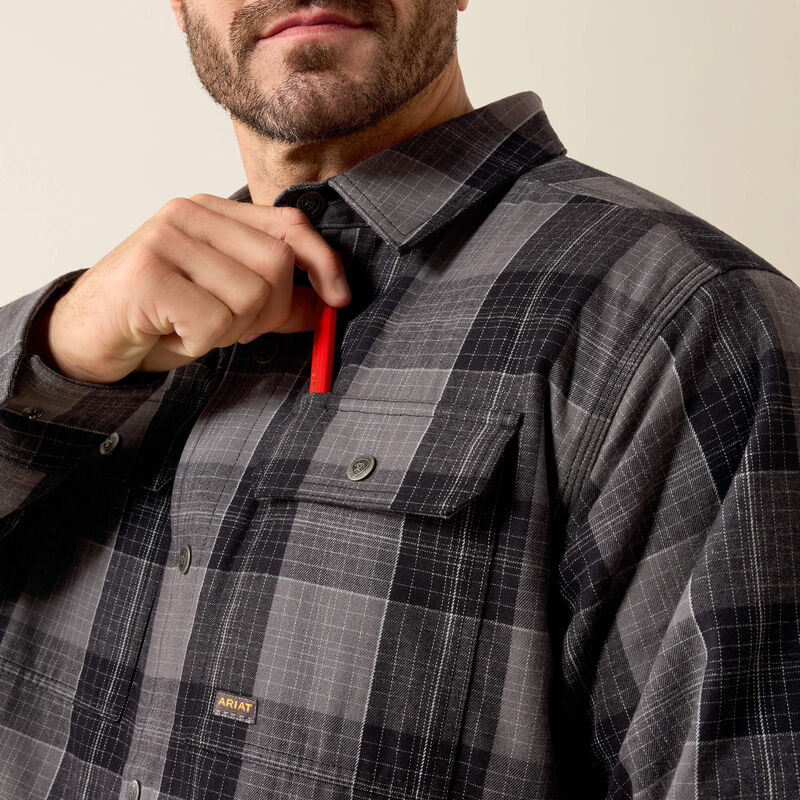 Rebar Flannel Insulated Shirt Jacket