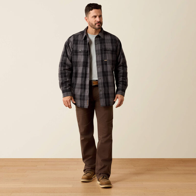 Rebar Flannel Insulated Shirt Jacket