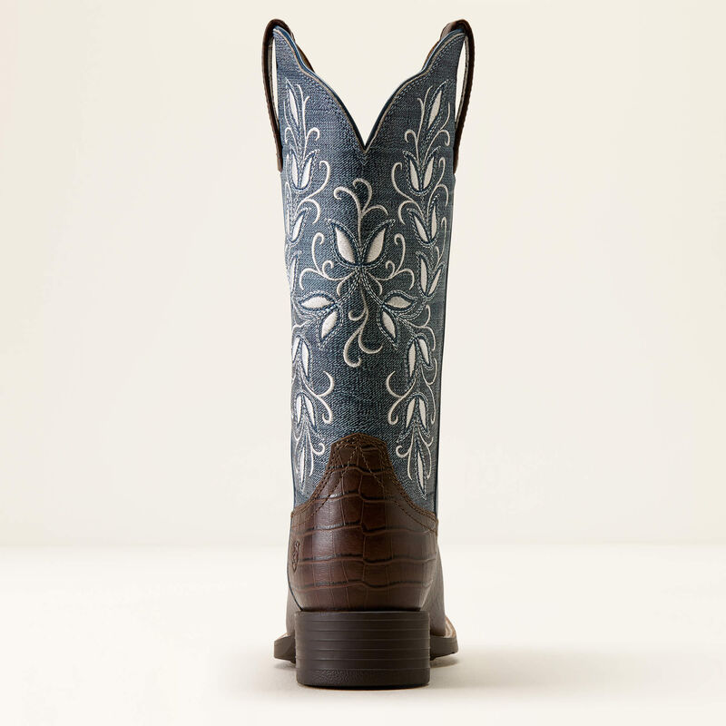 Round Up Holly Wide Square Toe Western Boot