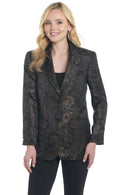 Brown and Black dress jacket