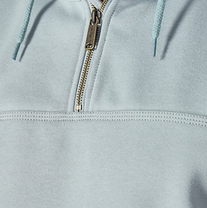 Paxton 1/4-Zip Hooded Blue Cove