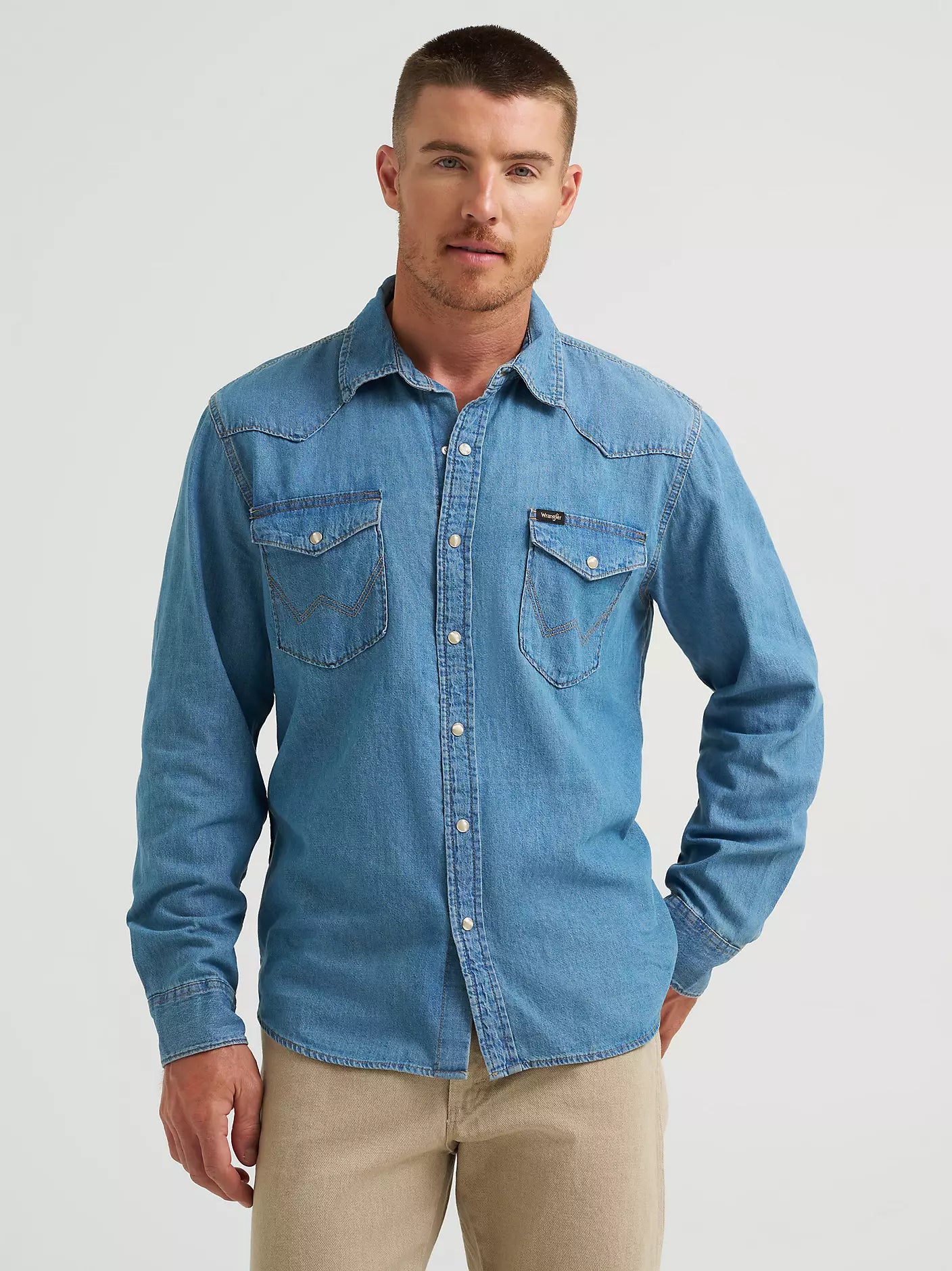 Washed Denim Shirt