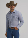 Long Sleeve Western Snap Chambray Work Shirt