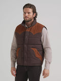 New Color Men's Corduroy Yoke Puffer Vest