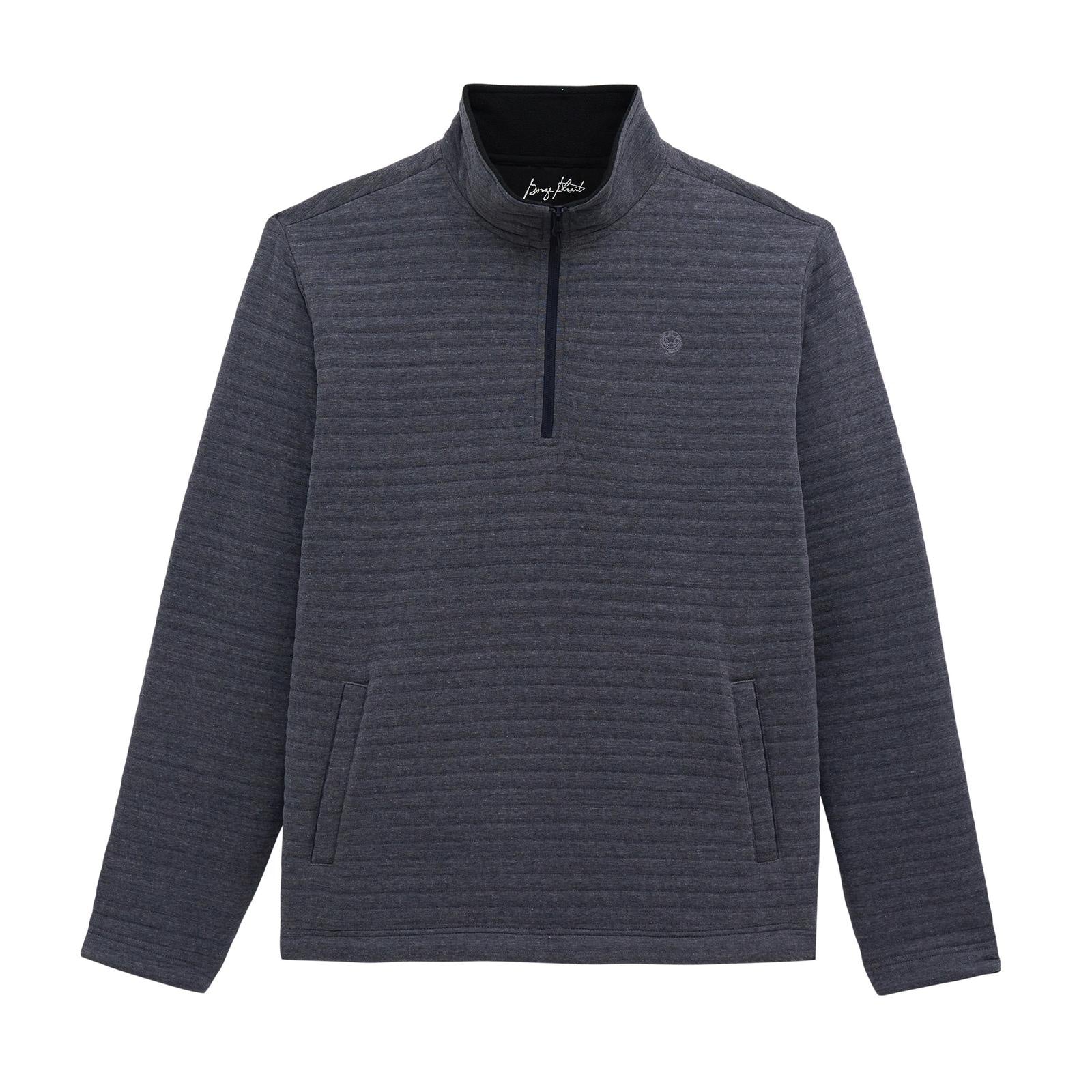 Wrangler® George Strait Knit 1/4 Zip Pullover - Blue