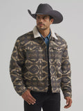 Wrangler® Sherpa Lined Jacquard Print Jacket