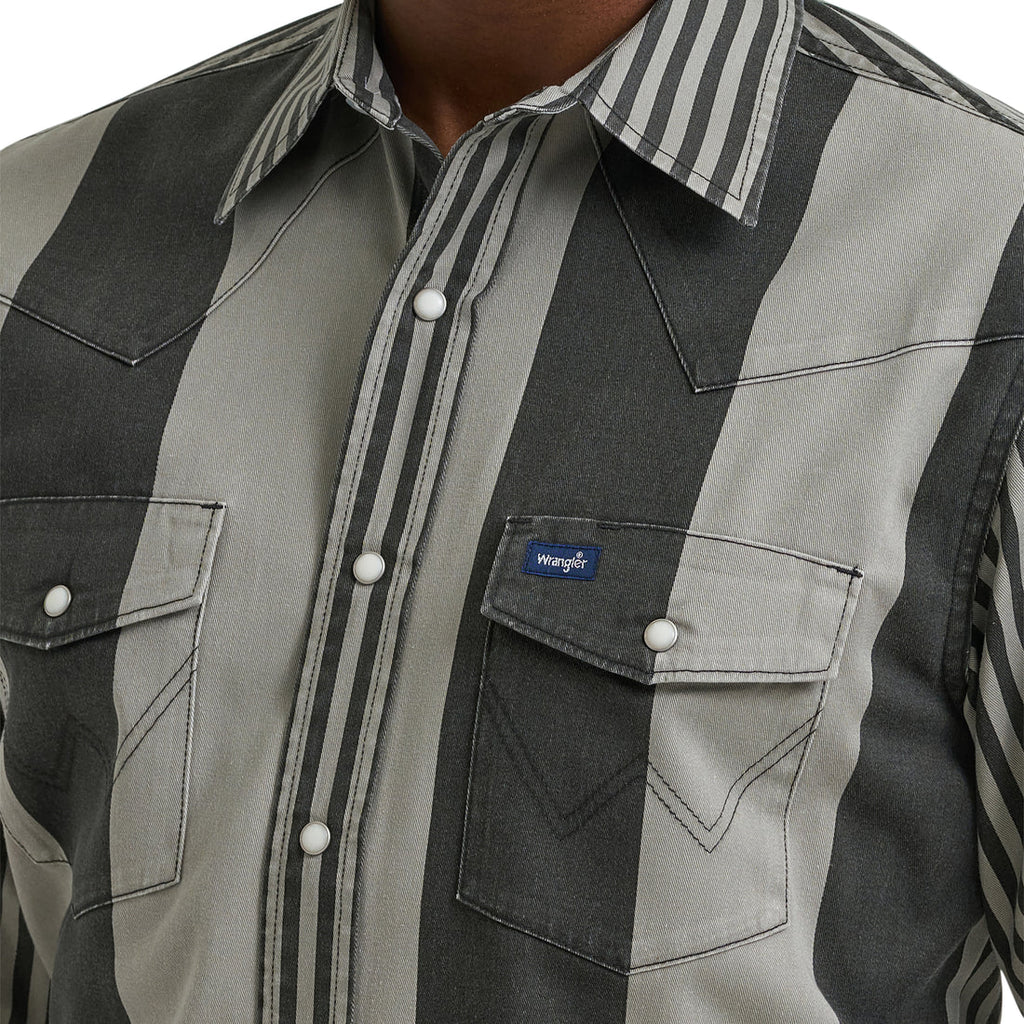 Vintage Inspired Brushpopper Long Sleeve Shirt