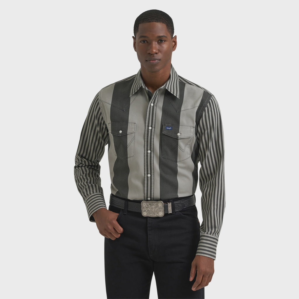 Vintage Inspired Brushpopper Long Sleeve Shirt