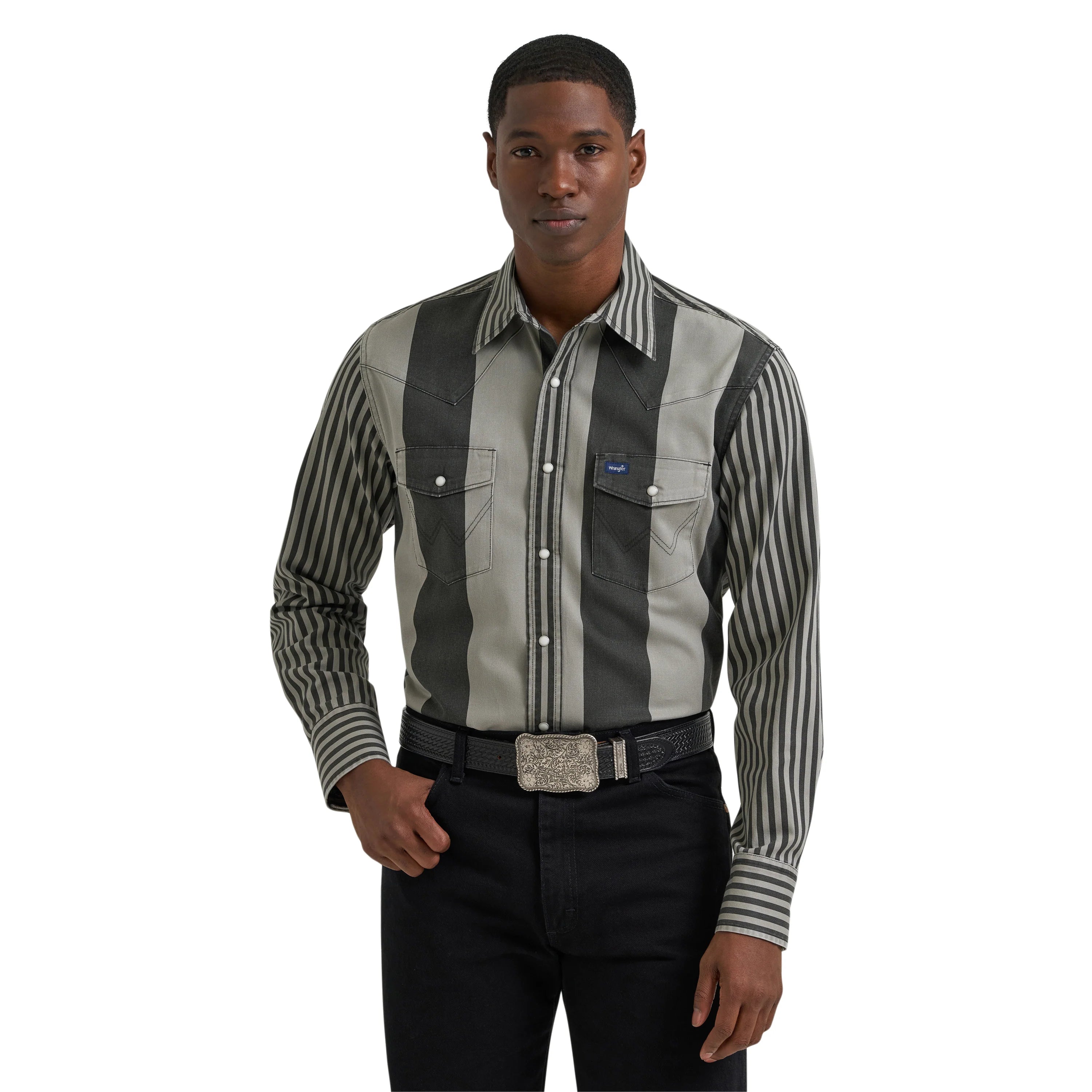 Vintage Inspired Brushpopper Long Sleeve Shirt