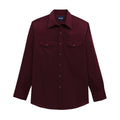 Western® Dress Burgandy Western Solid Shirt