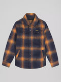 Boy's Wrangler Quilt Lined Flannel Shirt Jacket