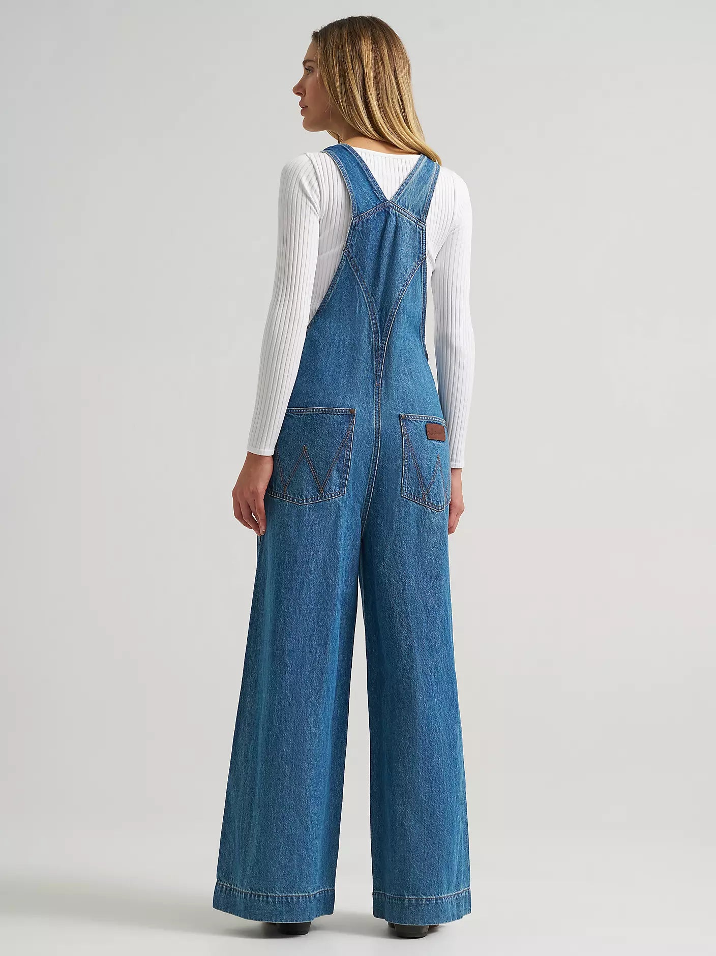 Wrangler Retro® Bailey Wide Leg Overalls