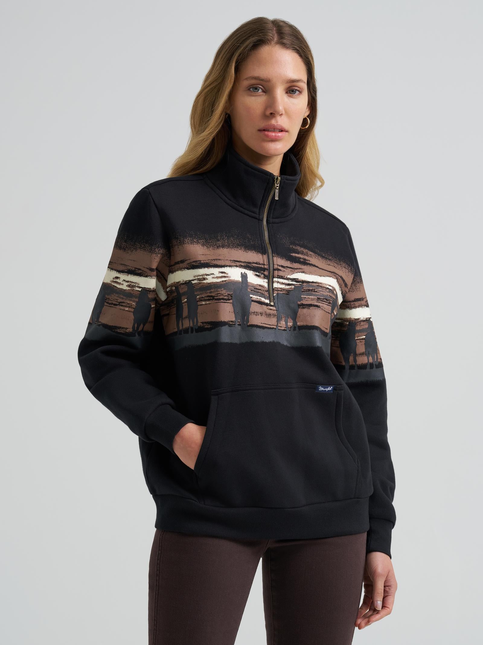 Womens Wrangler Retro® Punchy Sweashirt