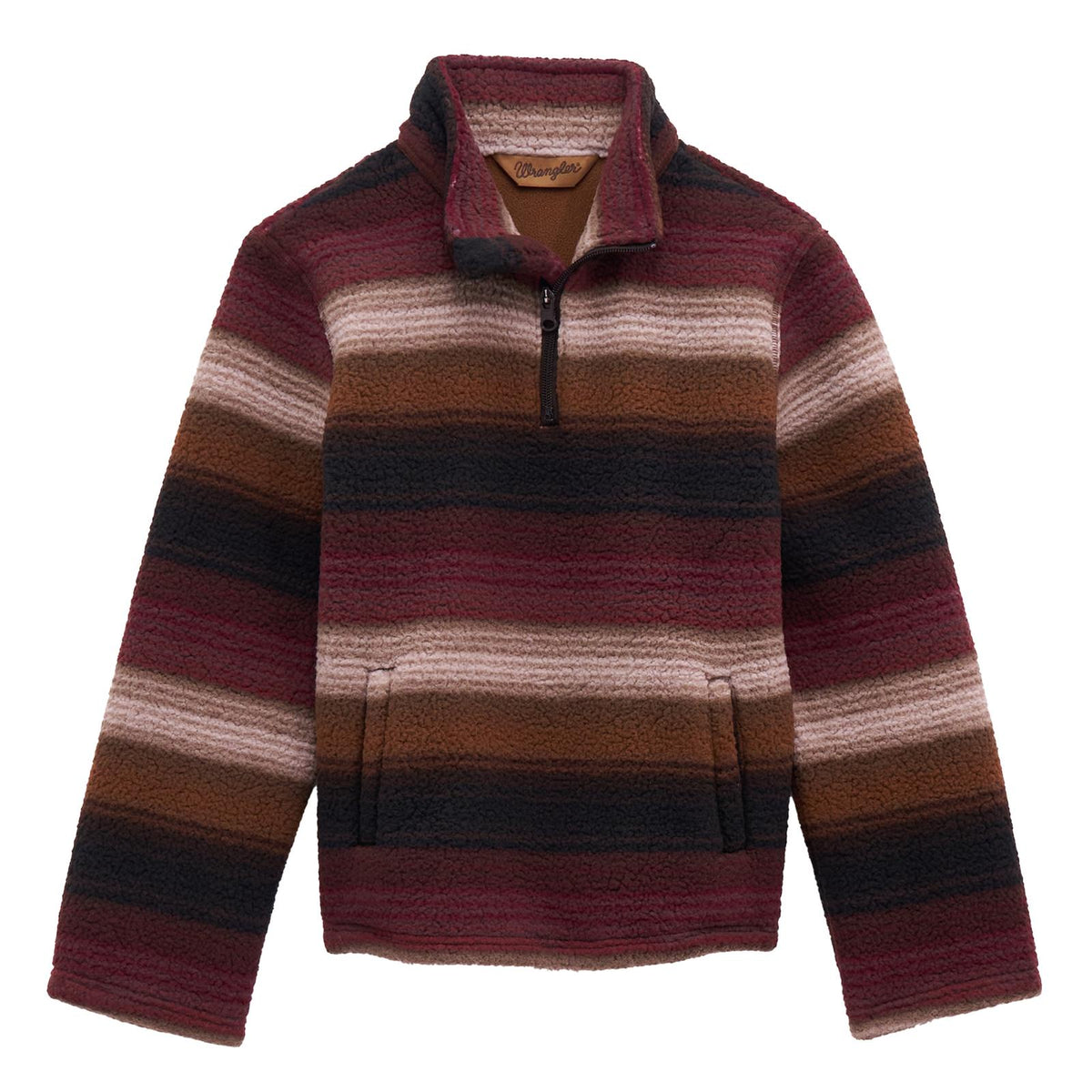 Wrangler® 1/4 Zip Hay Away Sherpa - Aztec Port