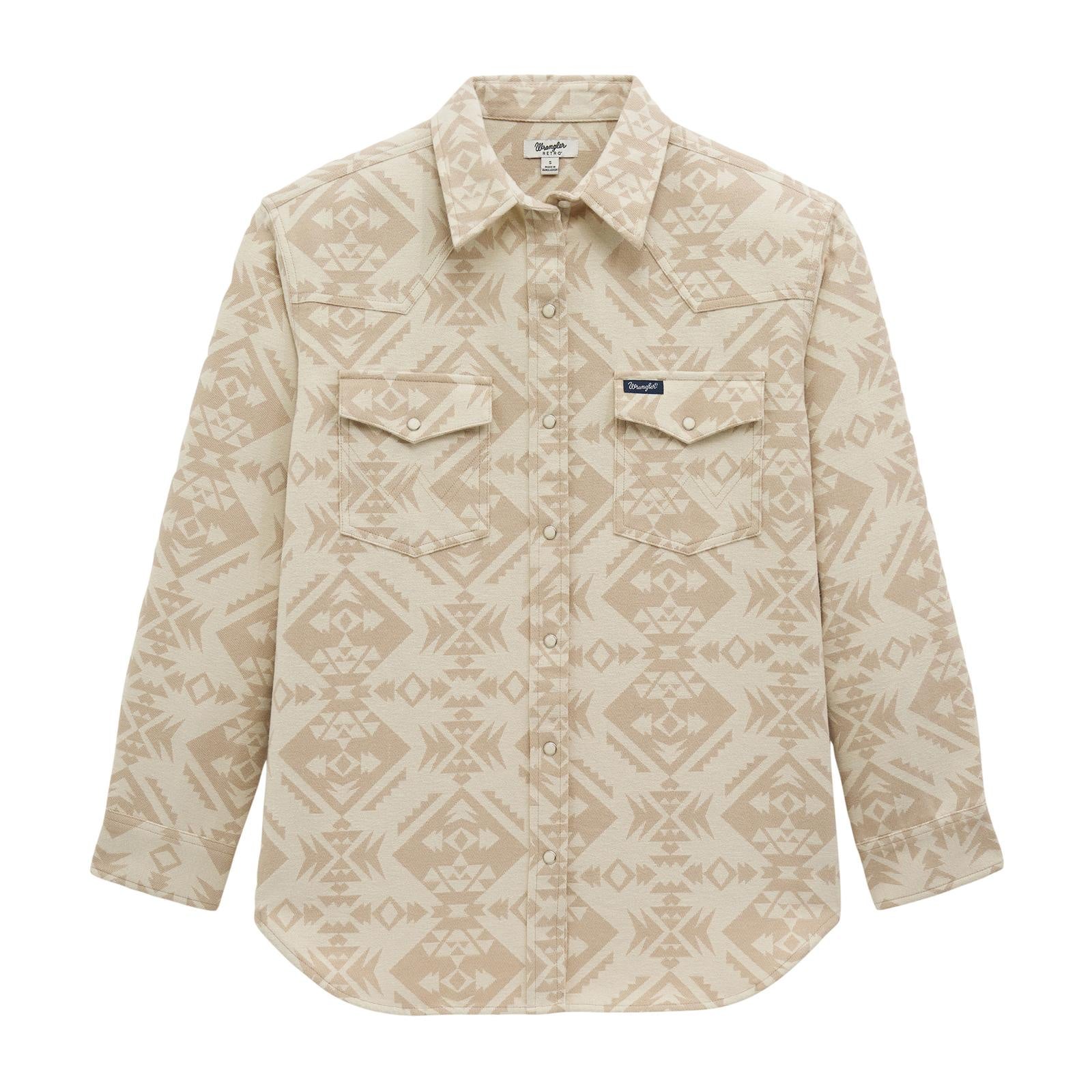 Wrangler Retro®  Boyfriend Snap Shirt