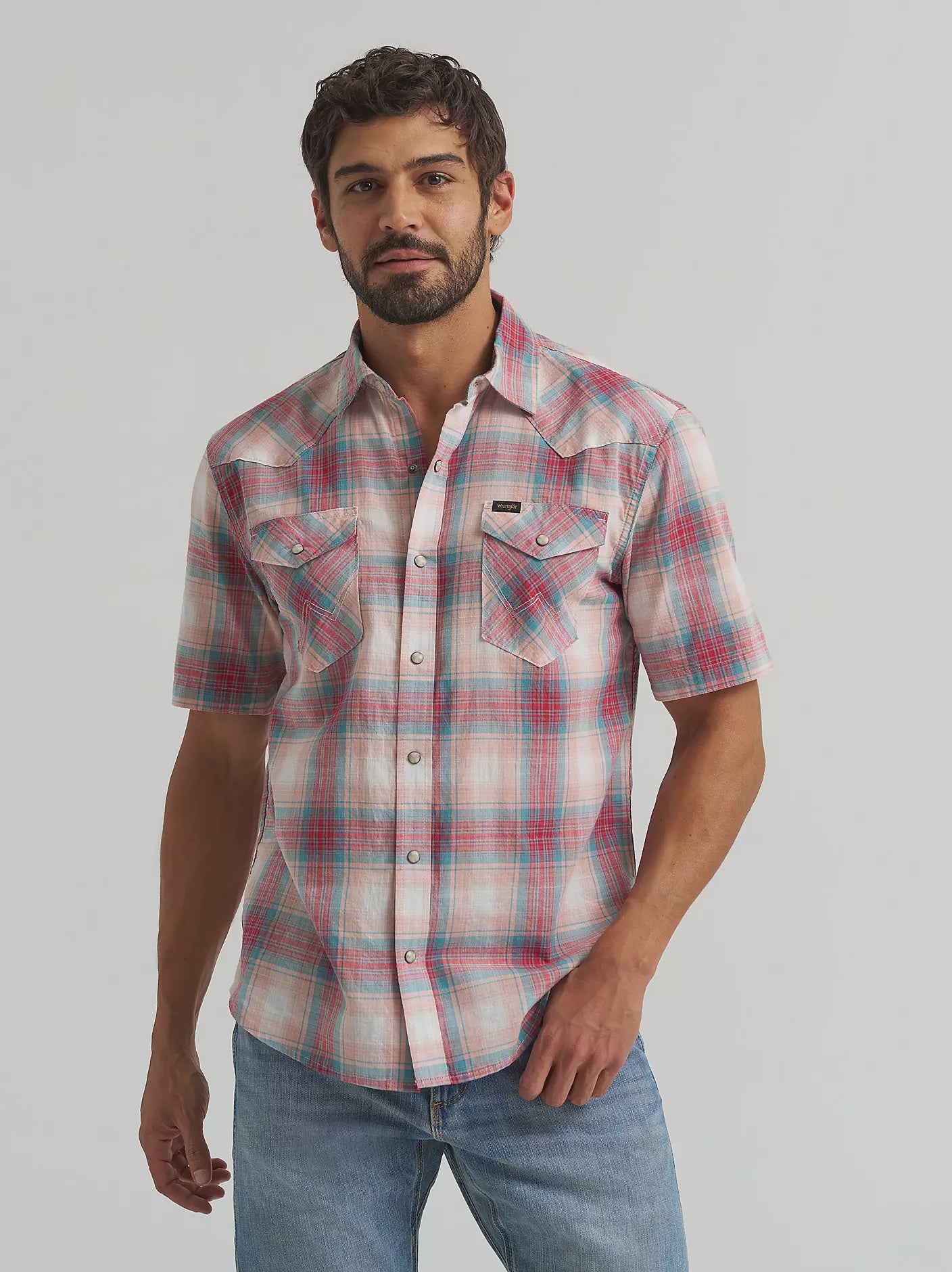 Riata Plaid Shortsleeve