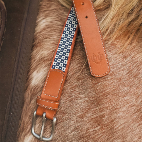 Aztec Checker Belt