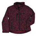 Youth Burgandy Floral Jacket
