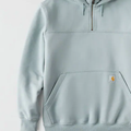 Paxton 1/4-Zip Hooded Blue Cove
