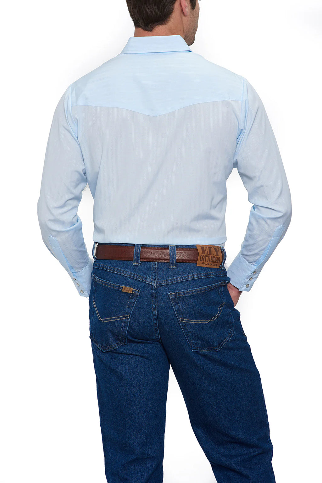 Blue Tone on Tone L/S