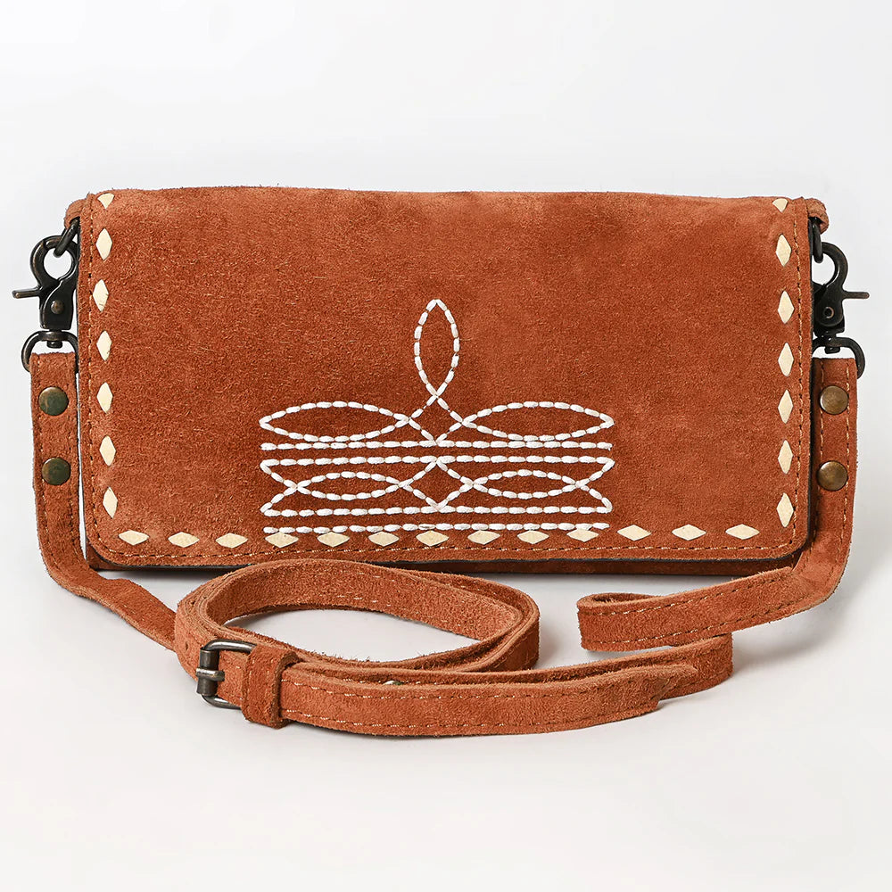 Genuine Suede Wallet Bag