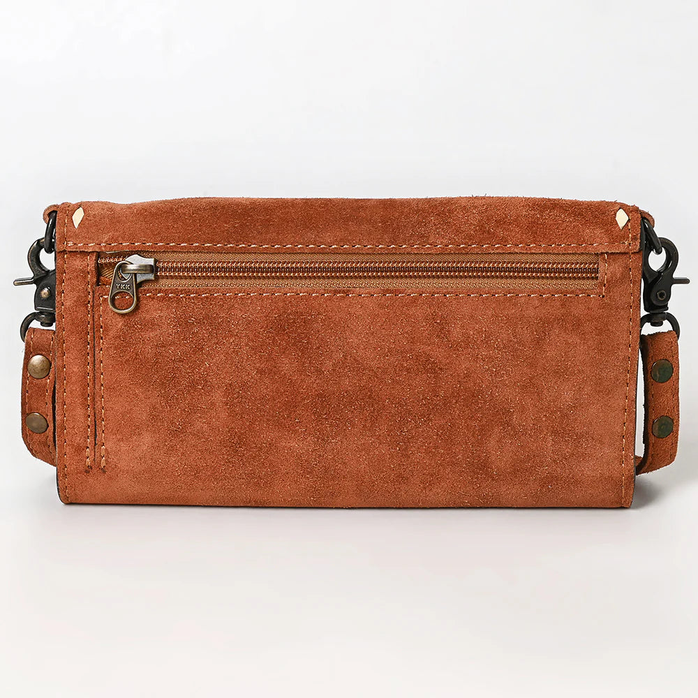 Genuine Suede Wallet Bag