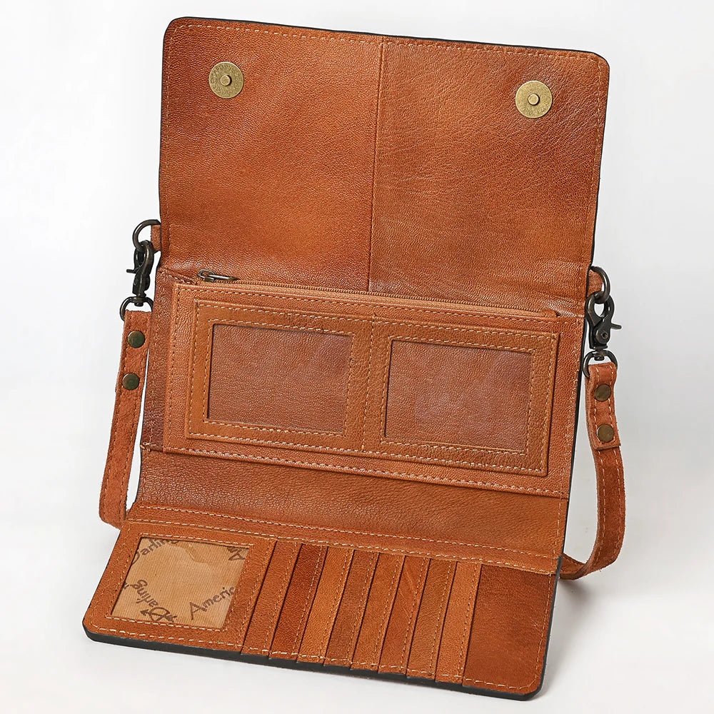Genuine Suede Wallet Bag