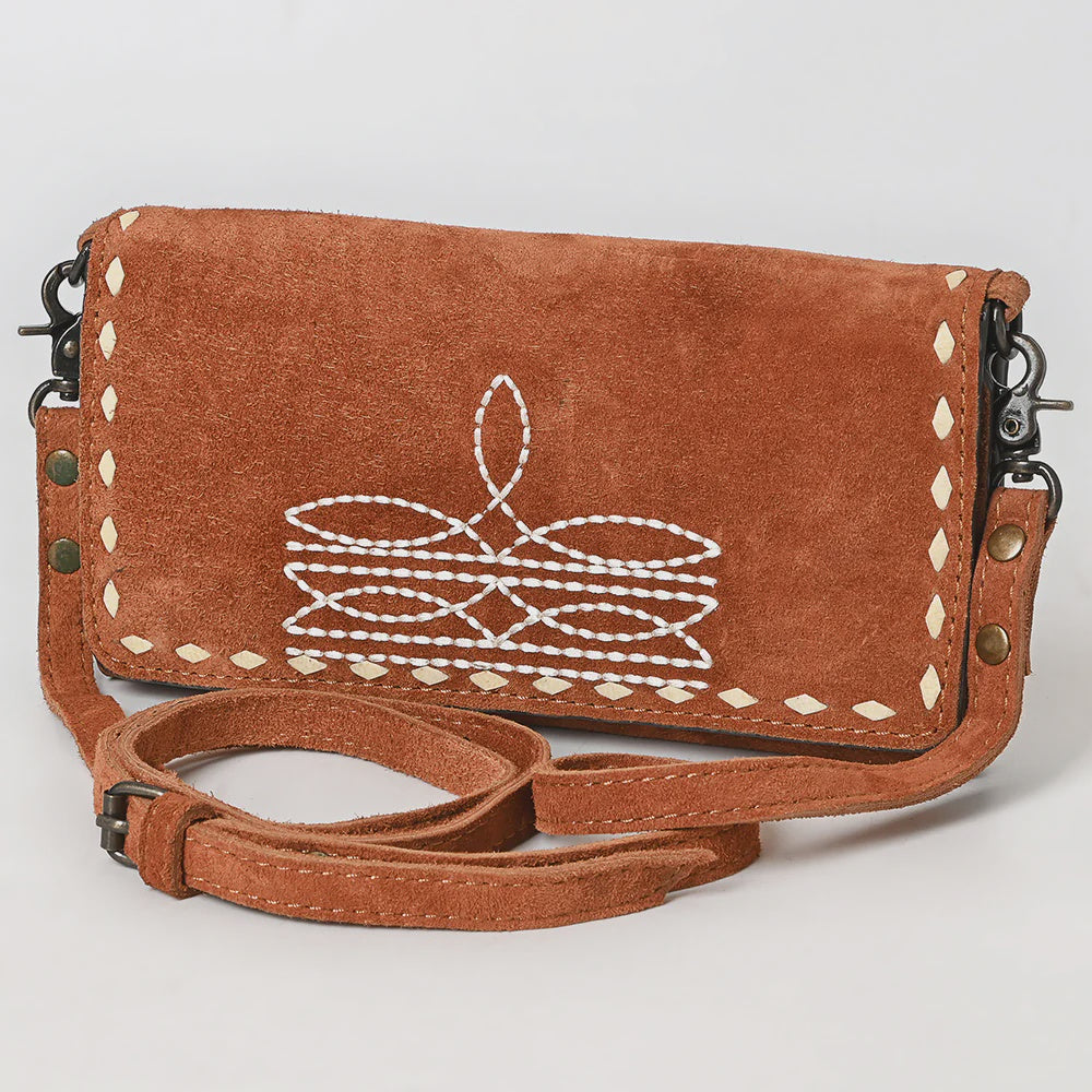 Genuine Suede Wallet Bag