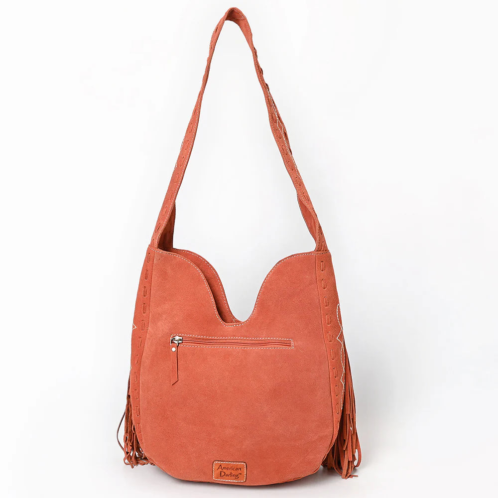 Fringe Boot Stitched  Cross body Bag