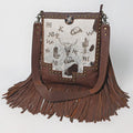 Crossbody Hair-On Genuine Western Leather Bag