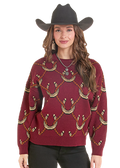 HORSESHOE CREWNECK