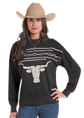 STEER HEAD CREWNECK