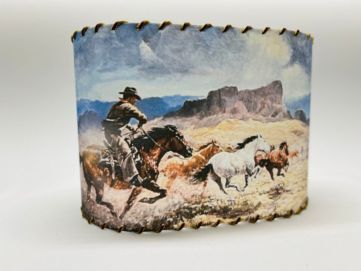 RDR Mustang Chase Lampshade Large