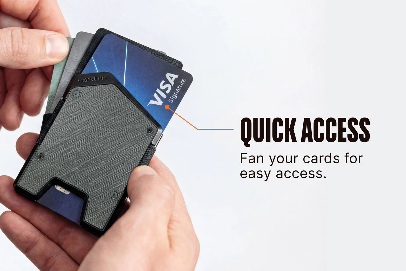 Groove Wallet® Stealth Black
