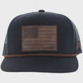 Liberty Roper" Black w/Leather Patch